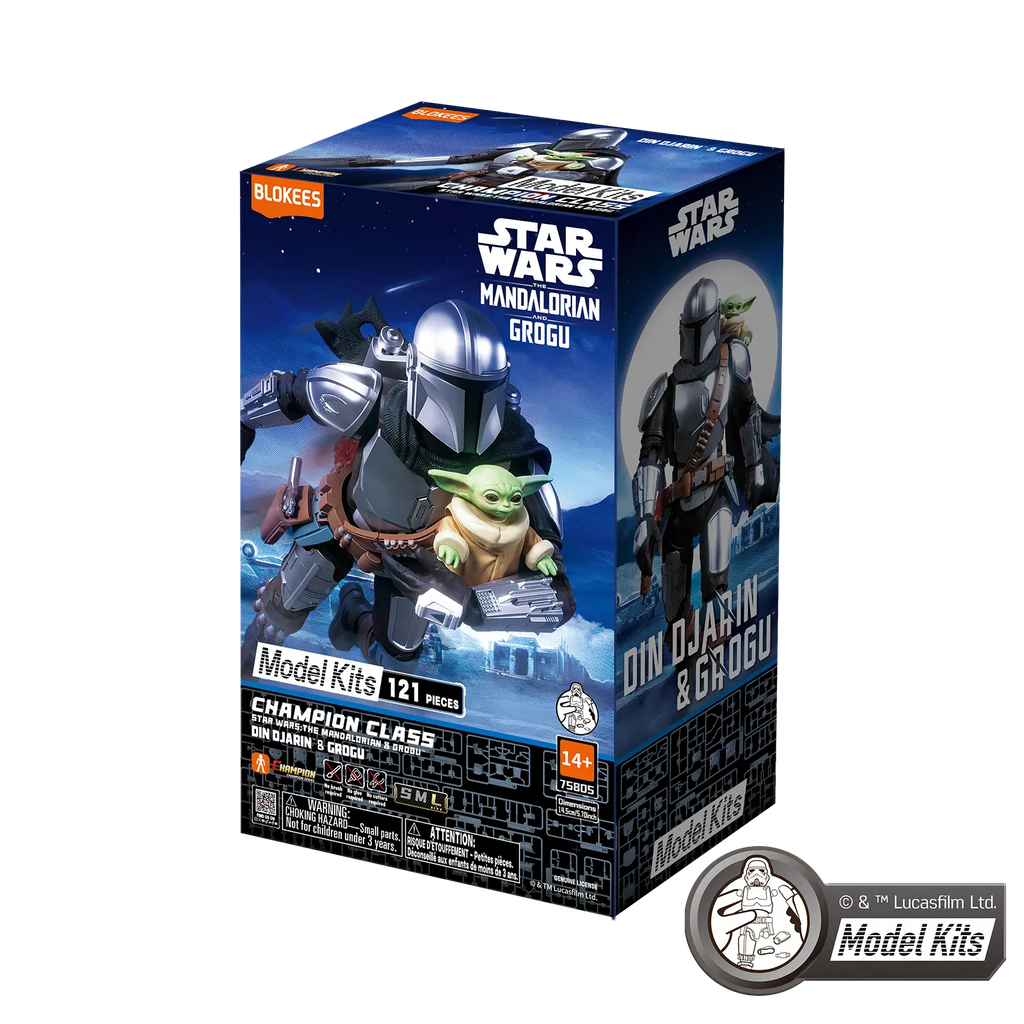 Blokees Star Wars Champion Class The Mandalorian & Grogu CC05 Din Djarin & Grogu