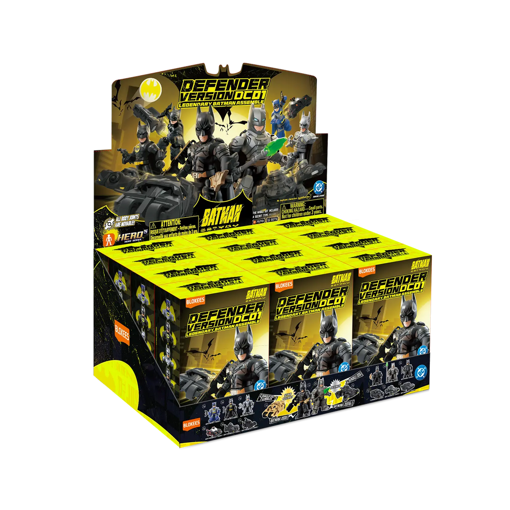 Blokees DC Defender Version 01: Legendary Batman Assemble (Box Of 12 Individually Boxed)