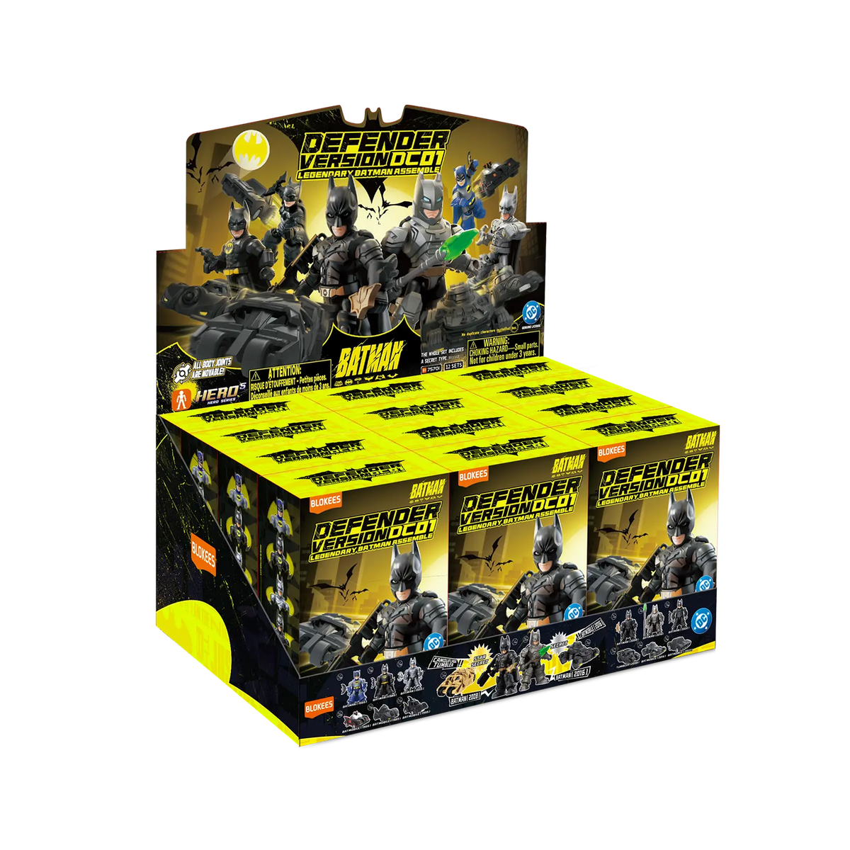 Blokees DC Defender Version 01: Legendary Batman Assemble (Box Of 12 Individually Boxed)