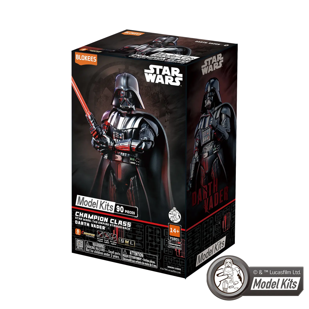 Blokees Star Wars Champion Class CC01 Darth Vader (Empire Strike Back)