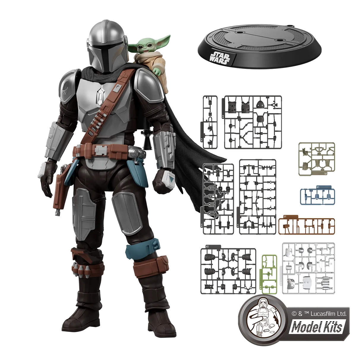 Blokees Star Wars Champion Class The Mandalorian & Grogu CC05 Din Djarin & Grogu
