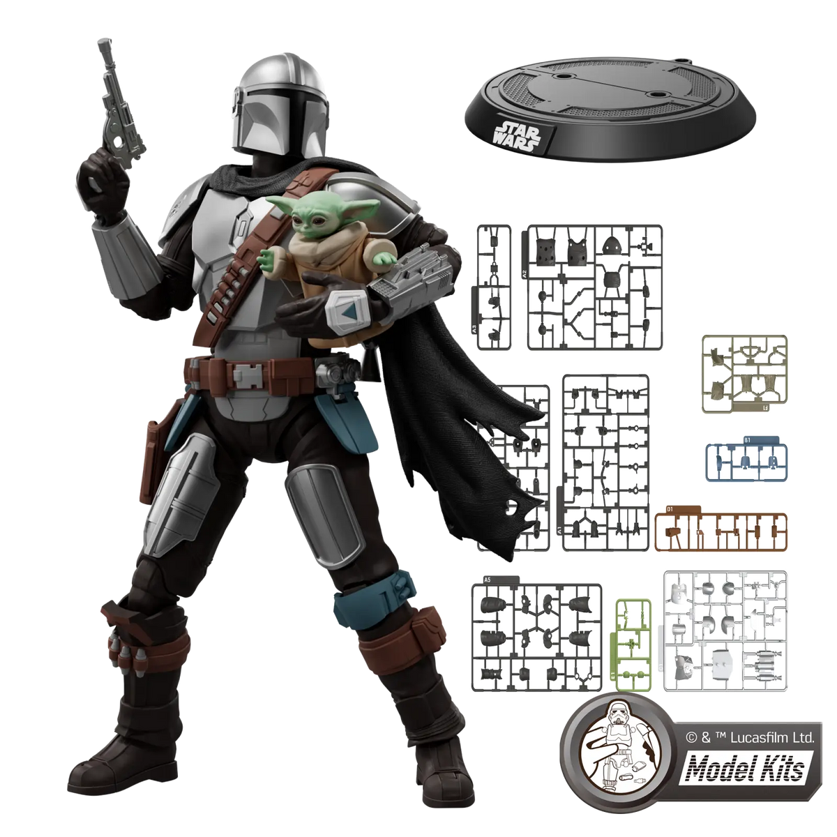 Blokees Star Wars Champion Class The Mandalorian & Grogu CC05 Din Djarin & Grogu